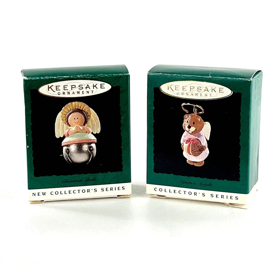 Hallmark Miniature Ornaments Angels Collector Series 1995 1996